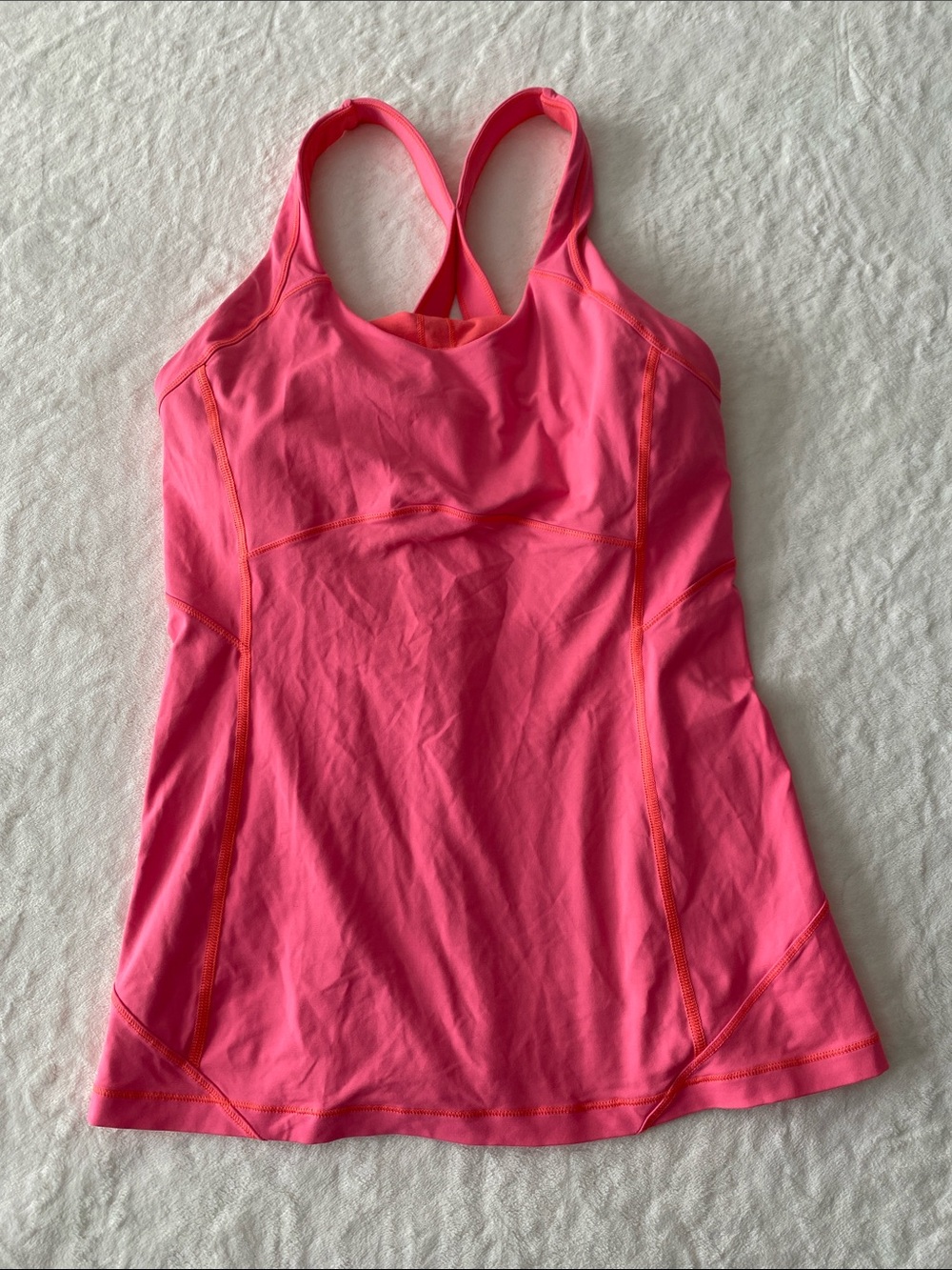 Lululemon Pink Athletic Tank Top